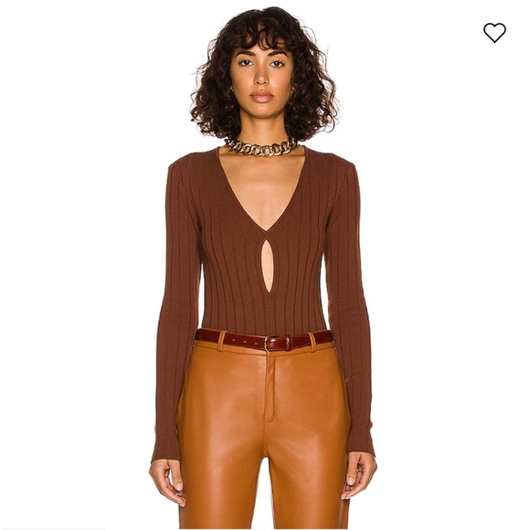 ZEYNEP ARCAY Cutout ribbed-knit bodysuit - Picture 2 of 13